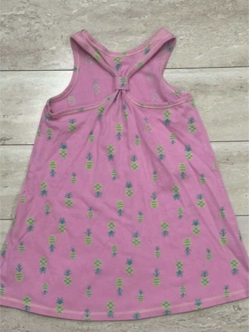 Cat & Jack Pink Pineapple Pattern Dress